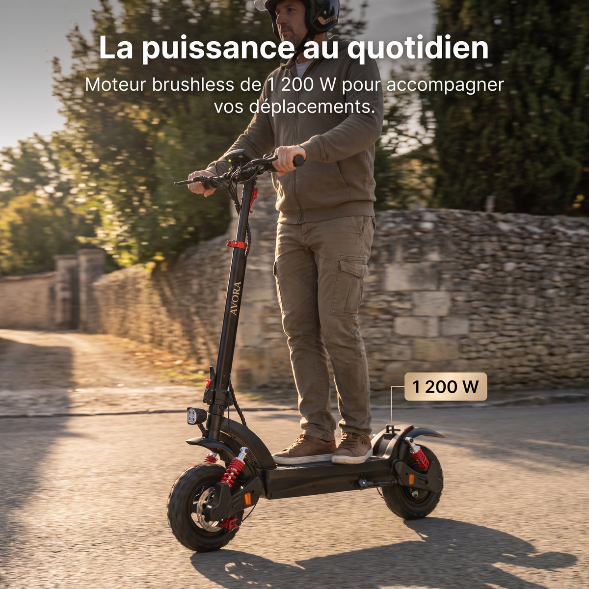 AVORA Altis – mise en situation – moteur 1 200 W