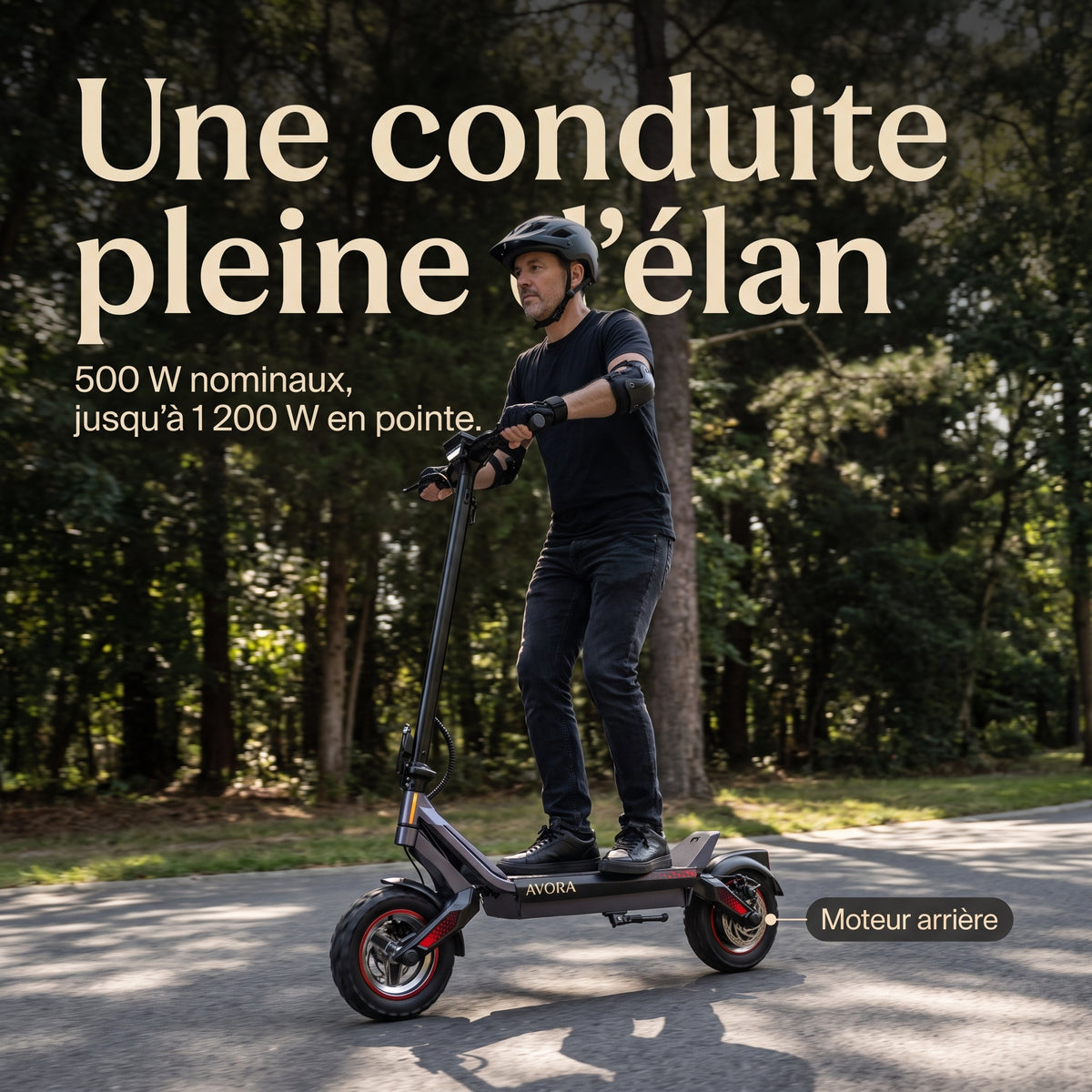 AVORA Motion One — Motorisation en utilisation réelle