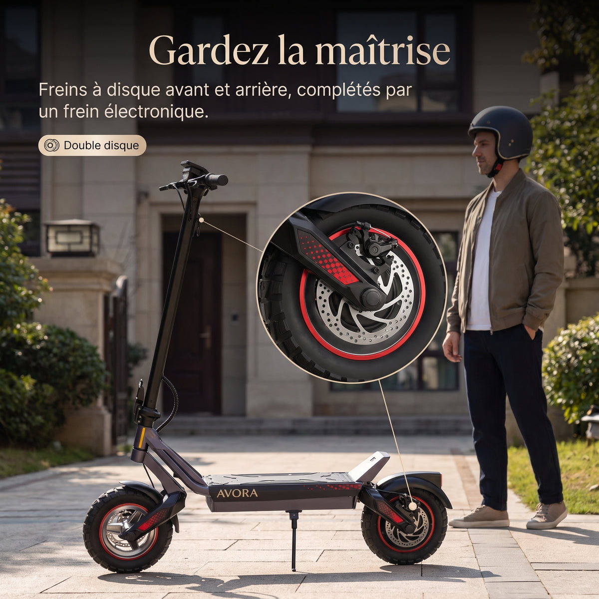 AVORA Motion One — Freinage à double disque