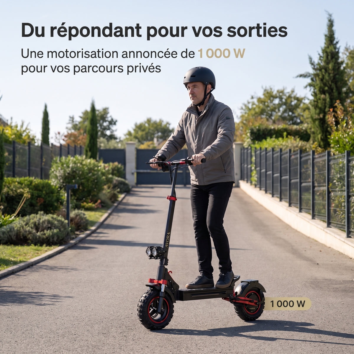 AVORA Motion Trail — Motorisation : scène d’utilisation