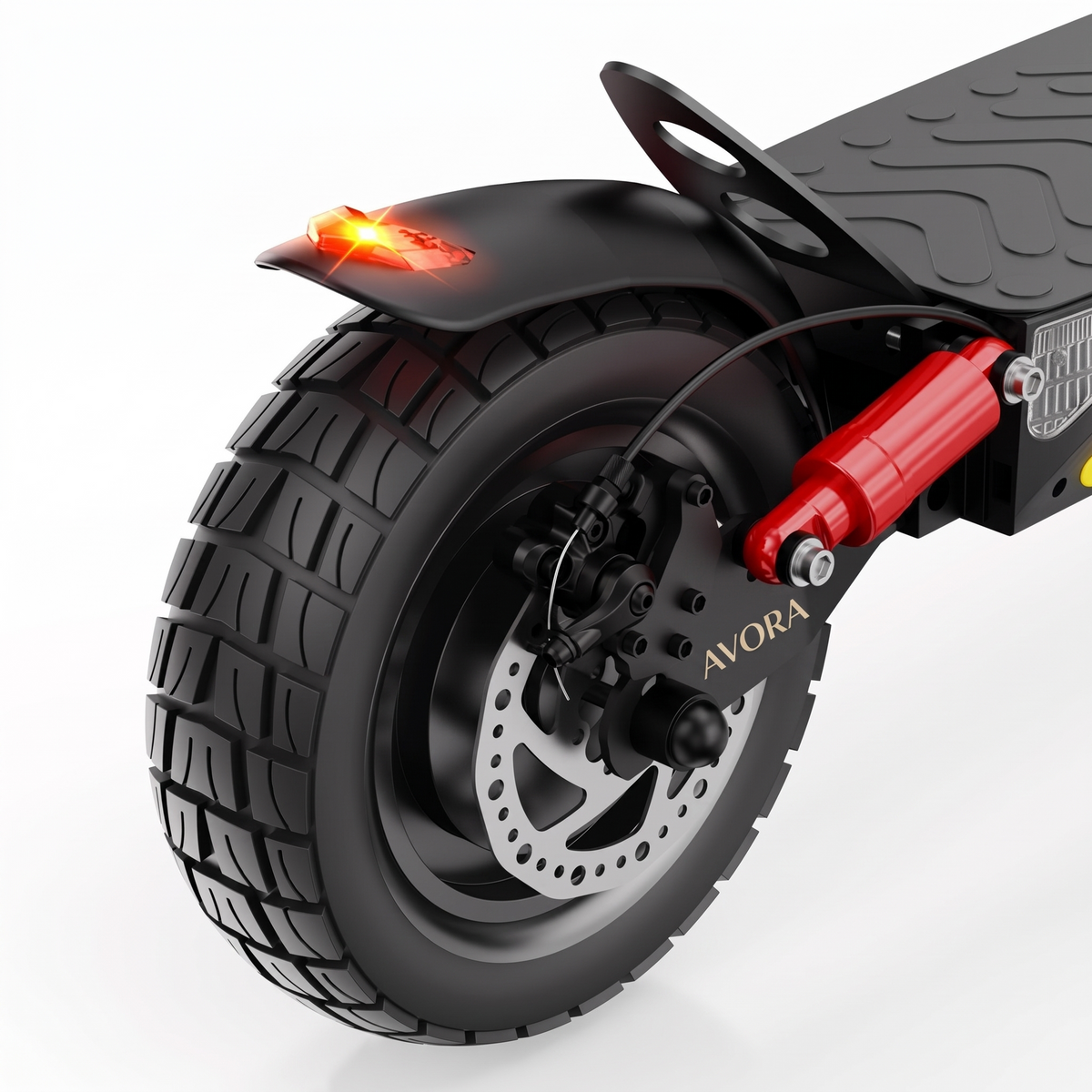 Roue et frein de la trottinette AVORA Terra 800