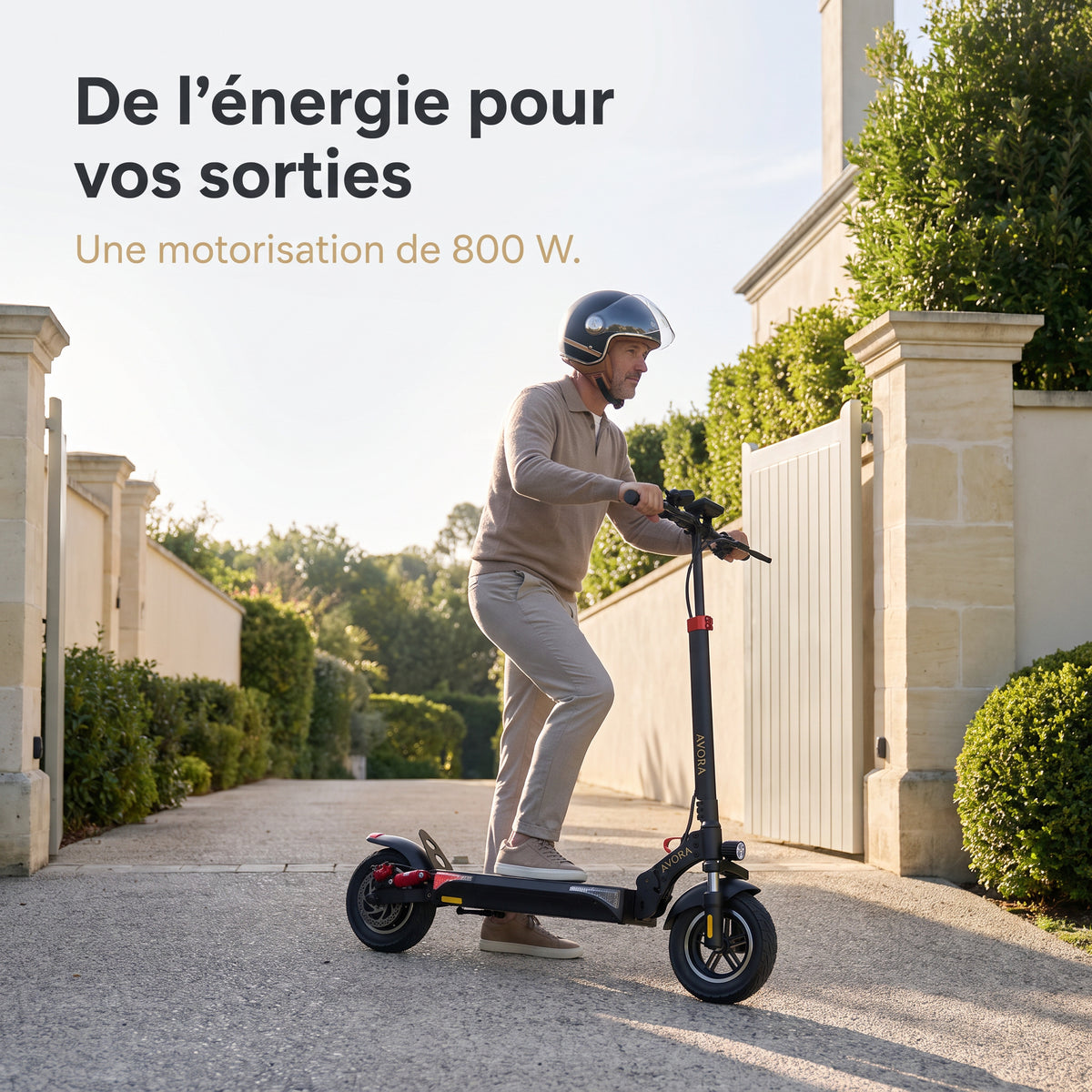AVORA Trail 800 — Motorisation 800 W en situation