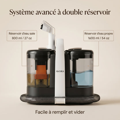 Shampouineuse Portable AVORA PureLite – Multi-Surfaces