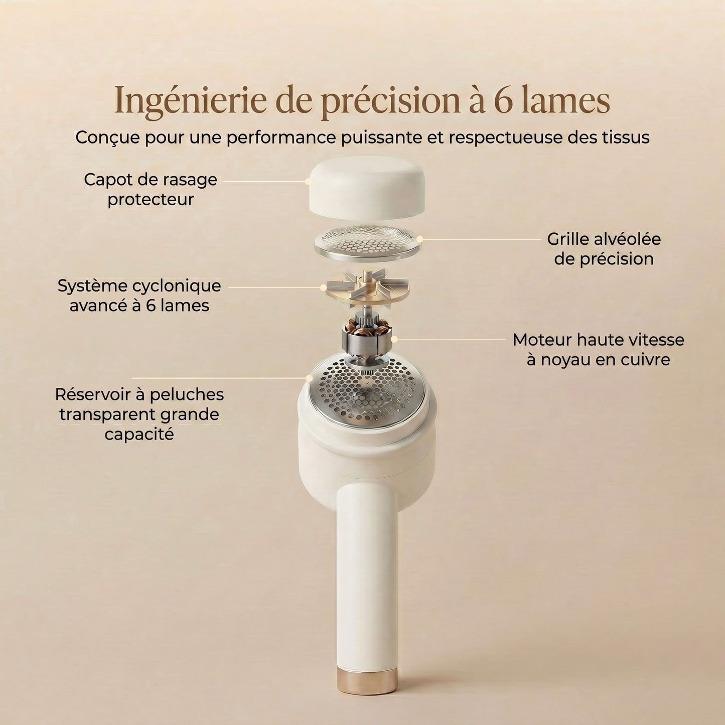Rasoir Anti-Bouloches AVORA PureFabric