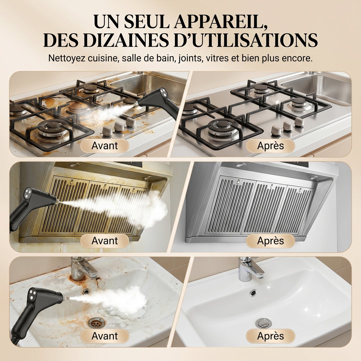 Nettoyeur Vapeur Portable AVORA