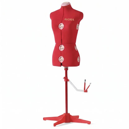 Mannequin de Couture Réglable sur Pied AVORA Atelier 42 – Taille 36 à 42 – 13 Points de Réglage