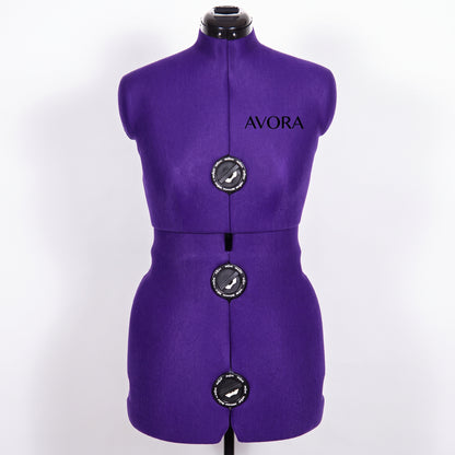 Mannequin de Couture Réglable AVORA Atelier – Tailles M & L avec Arrondisseur de Jupe