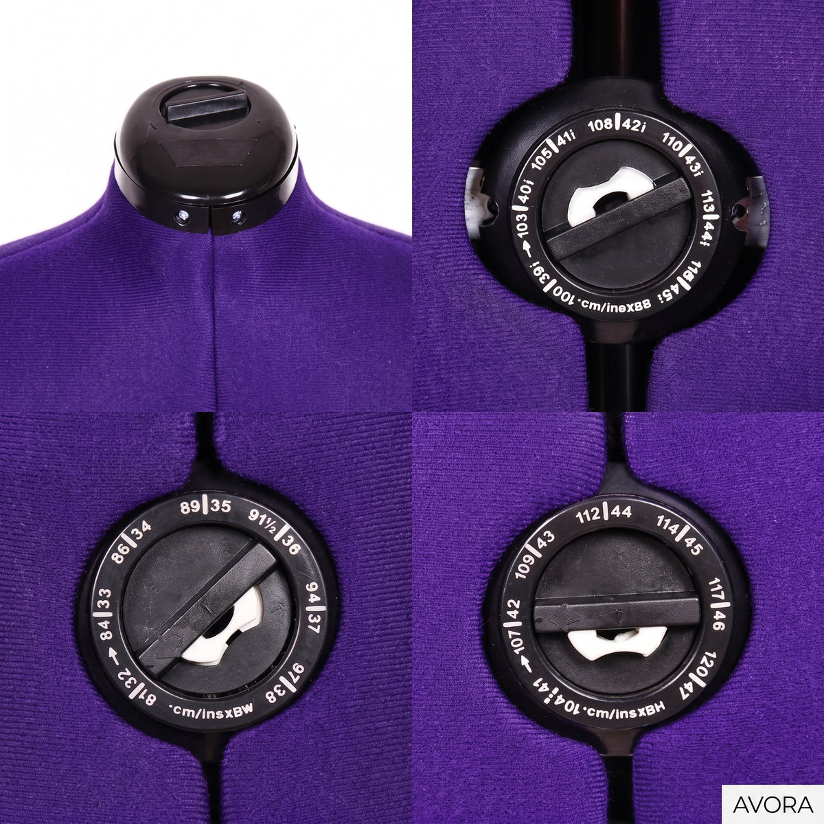Mannequin de Couture Réglable AVORA Atelier – Tailles M & L avec Arrondisseur de Jupe