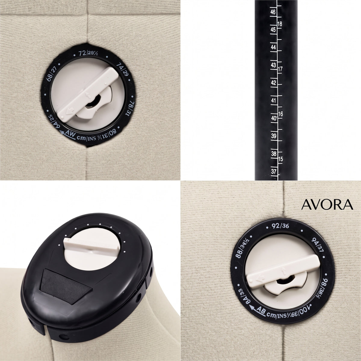 Mannequin de Couture Réglable AVORA Atelier 40 – Taille S 33–40 – Buste, Taille & Hanches Ajustables