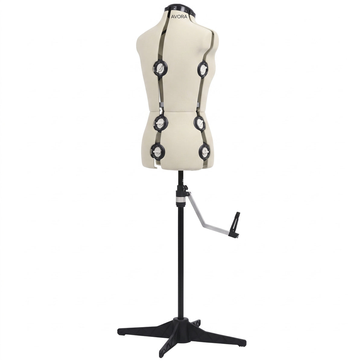 Mannequin de Couture Réglable AVORA Atelier 40 – Taille S 33–40 – Buste, Taille & Hanches Ajustables
