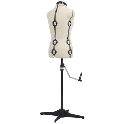 Mannequin de Couture Réglable AVORA Atelier 40 – Taille S 33–40 – Buste, Taille & Hanches Ajustables