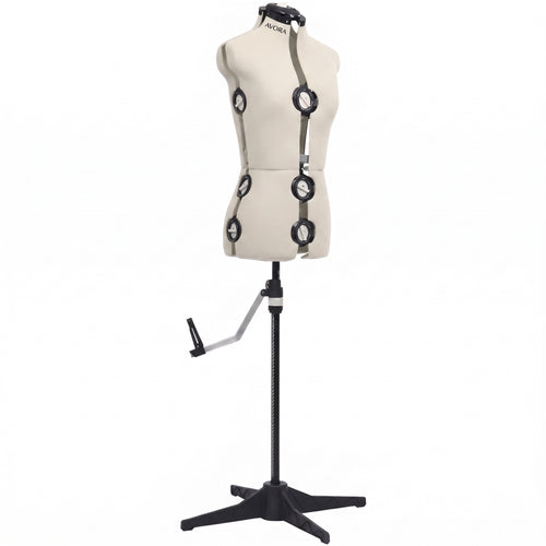 Mannequin de Couture Réglable AVORA Atelier 40 – Taille S 33–40 – Buste, Taille & Hanches Ajustables