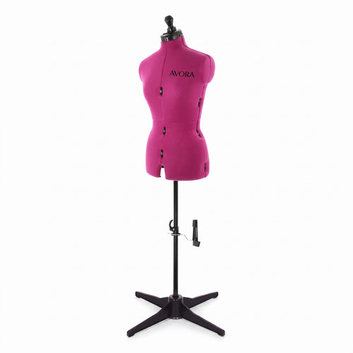 Mannequin de Couture Réglable AVORA Studio 32 – Tailles 32 à 36 – 12 Molettes & Buste Épinglable