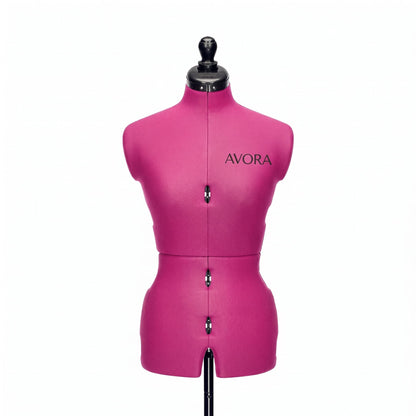Mannequin de Couture Réglable AVORA Studio 32 – Tailles 32 à 36 – 12 Molettes & Buste Épinglable