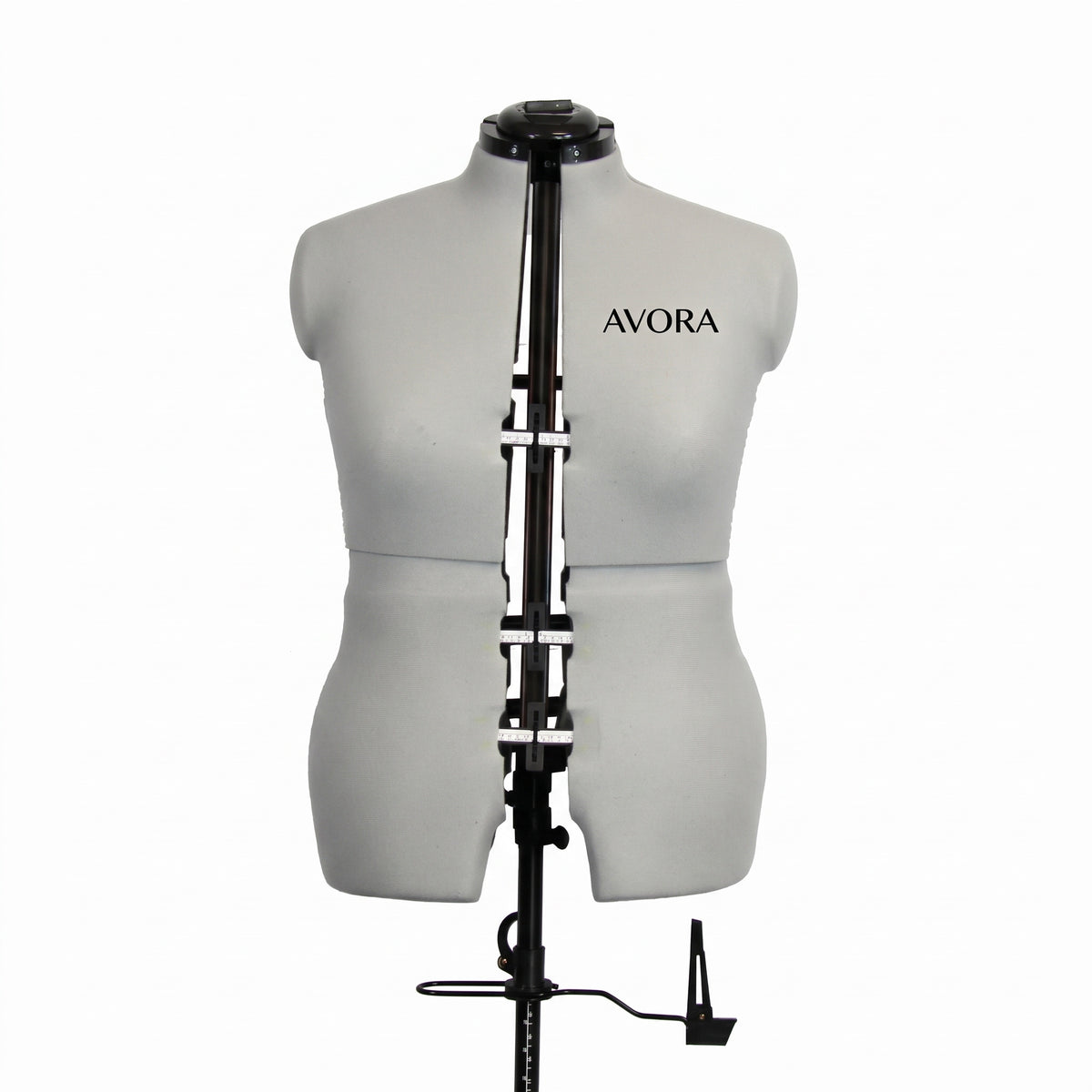 Mannequin de couture réglable AVORA Modélia 44 – Taille 36 à 44 – 12 molettes – Pied à roulettes
