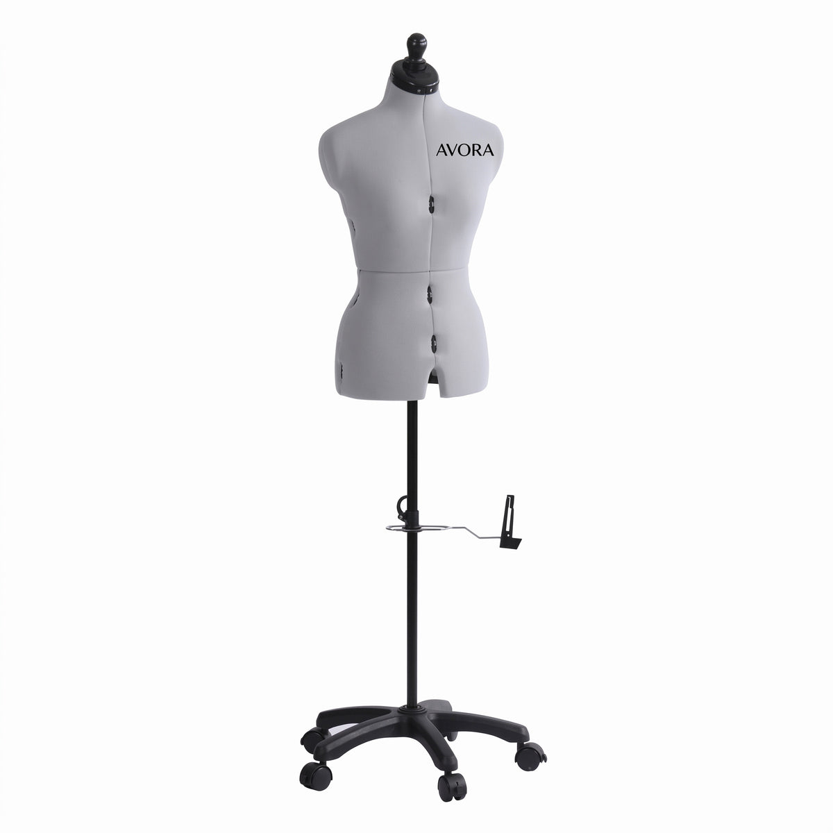 Mannequin de couture réglable AVORA Modélia 44 – Taille 36 à 44 – 12 molettes – Pied à roulettes