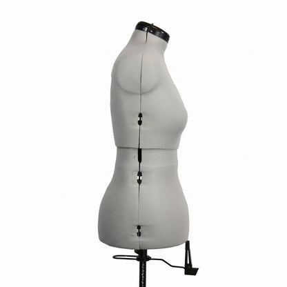 Mannequin de couture réglable AVORA Modélia 44 – Taille 36 à 44 – 12 molettes – Pied à roulettes