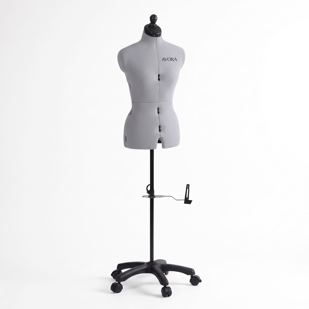 Mannequin de Couture Réglable AVORA Atelier 50 – Tailles 44 à 50 – 12 Molettes – Pied à Roulettes