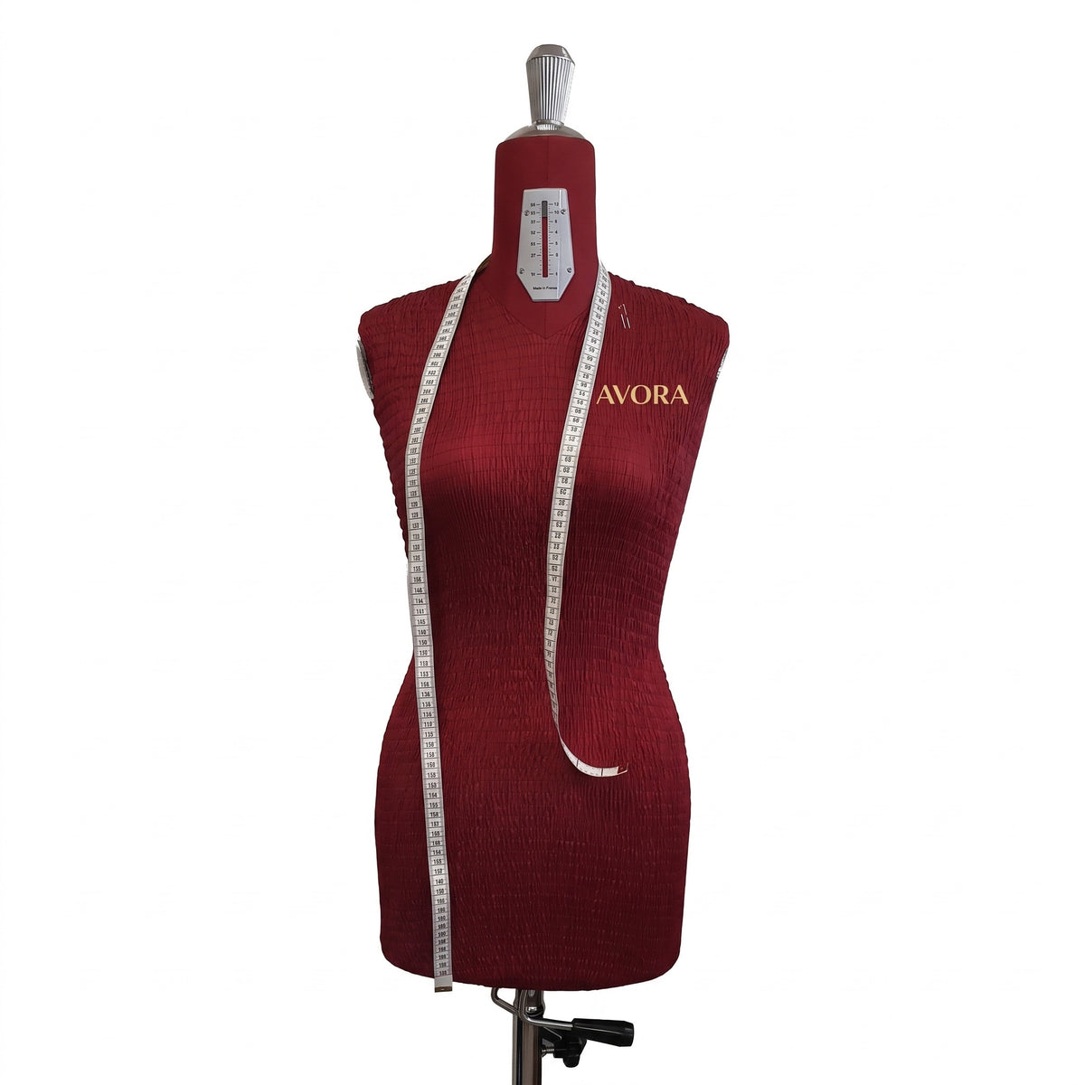 Mannequin de Couture Réglable AVORA Épure 50 – Tailles 38 à 50 – Mécanisme Acier & Hauteur Réglable