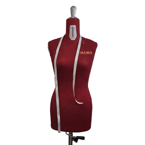 Mannequin de Couture Réglable AVORA Épure 50 – Tailles 38 à 50 – Mécanisme Acier & Hauteur Réglable